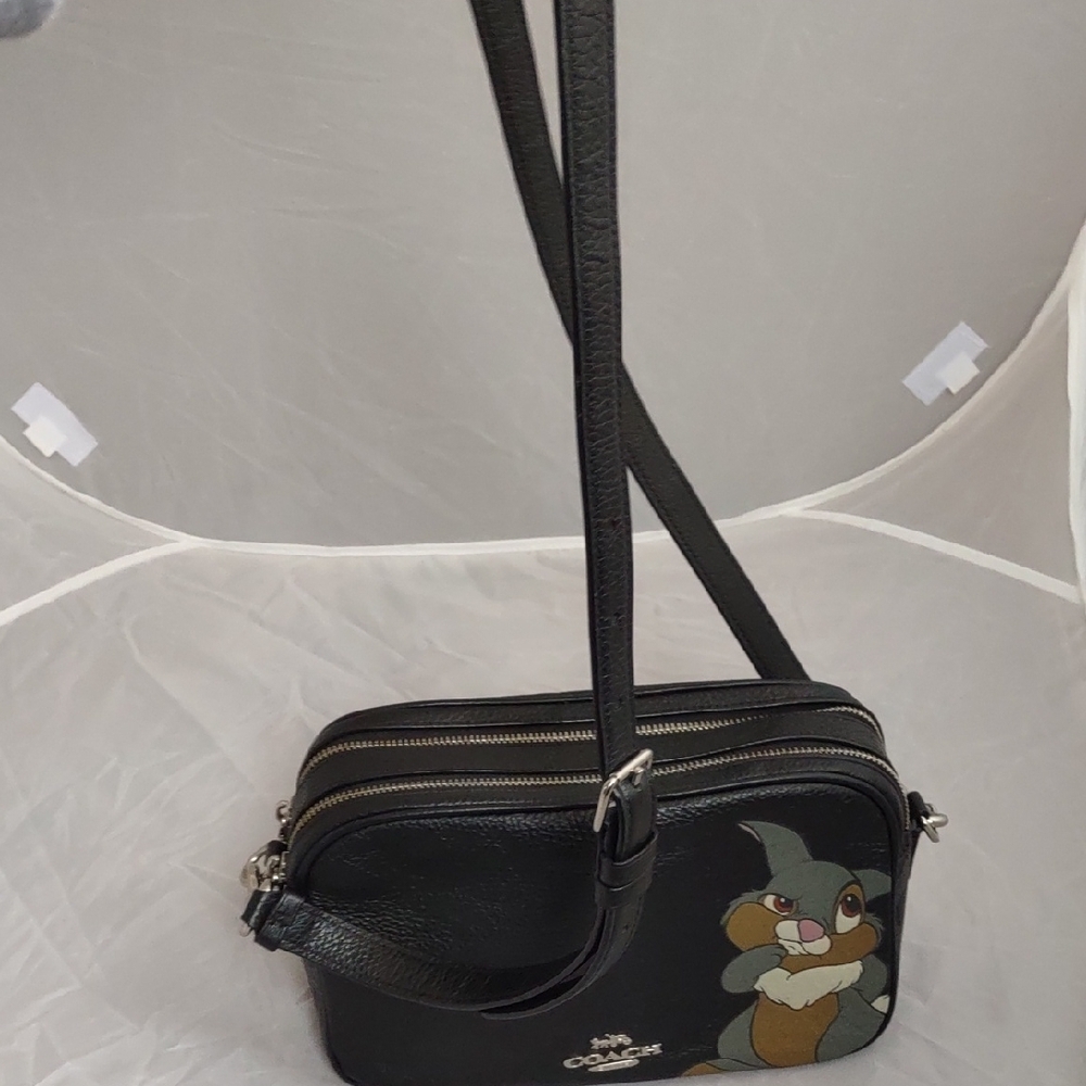 Coach X Disney Collab. Leather Camera Bag With Thumper. Collectable - Picture 12 of 13